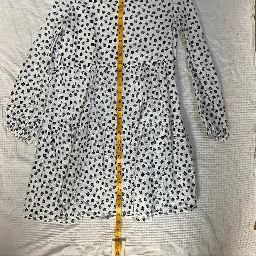 Nasty Gal Long Sleeve Tiered Mini Smock Dress - Picture 7 of 7